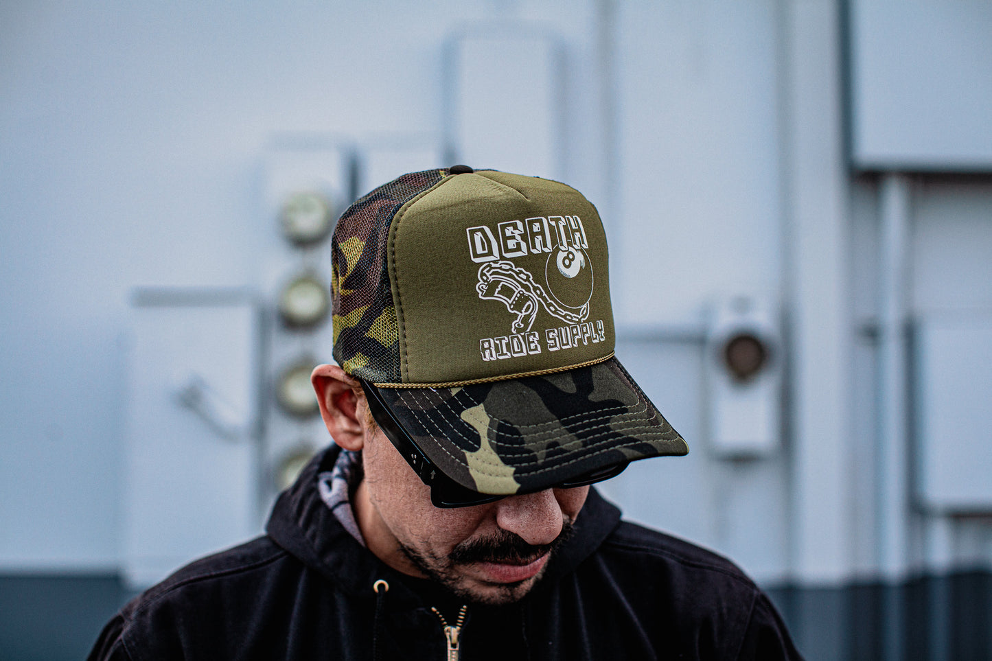 8 Ball 'n' Chain Trucker Hat