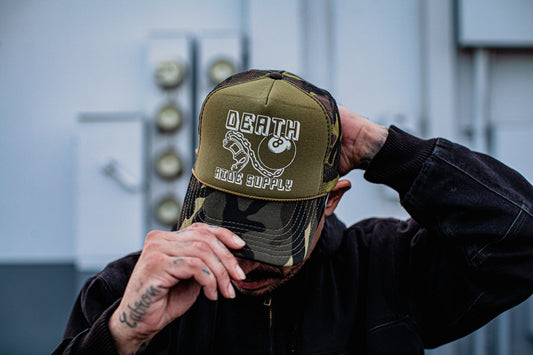 8 Ball 'n' Chain Trucker Hat