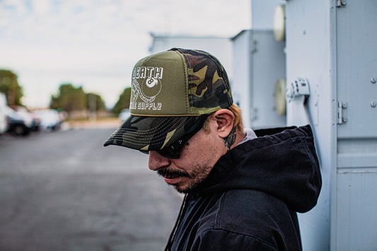 8 Ball 'n' Chain Trucker Hat